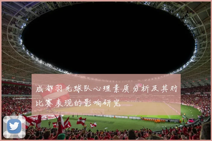 成都羽毛球队心理素质分析及其对比赛表现的影响研究